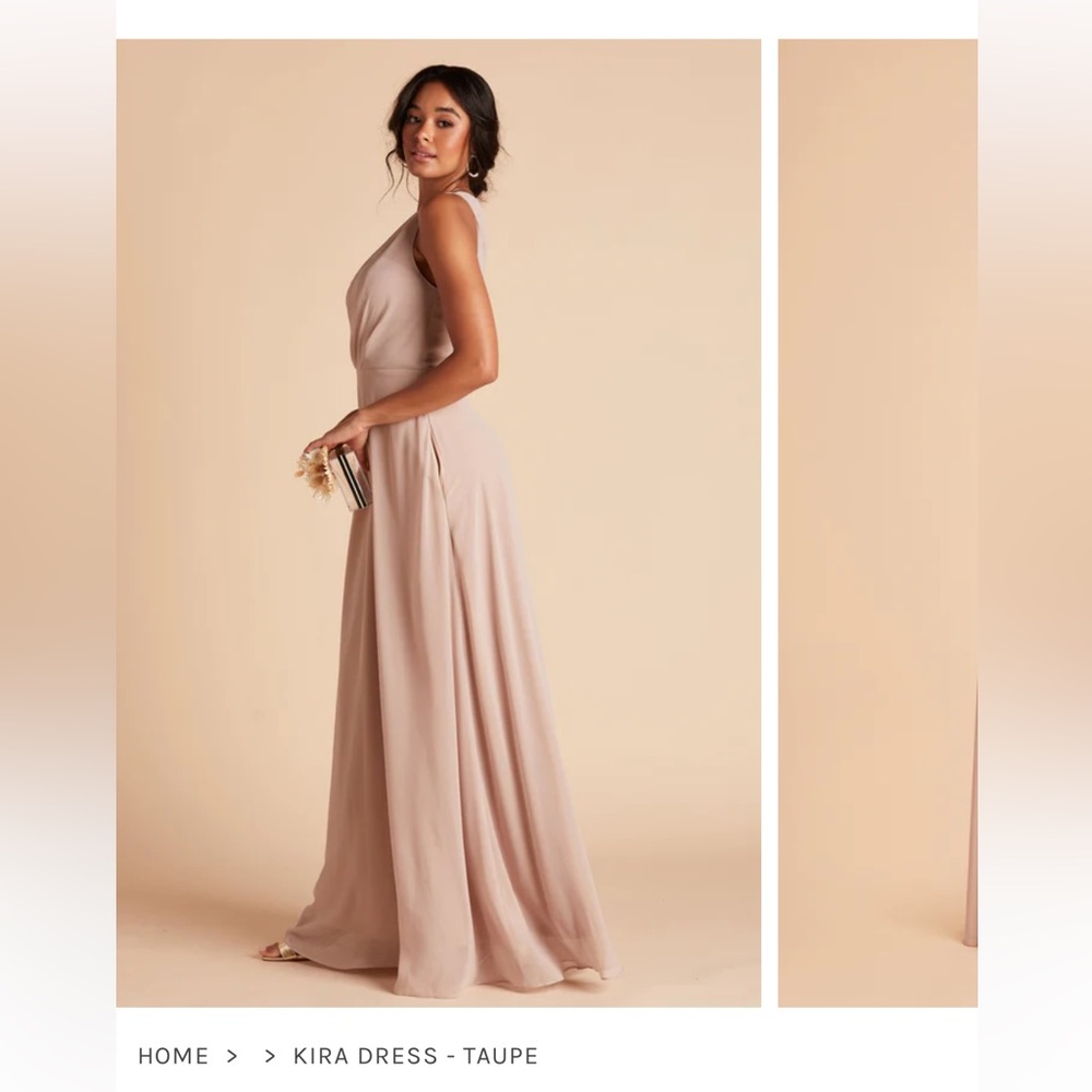 Birdy grey bridesmaid dress / taupe